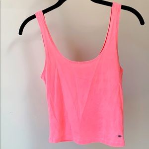 American eagle bright coral tank (crop)